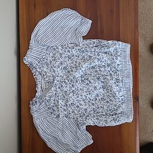 American Eagle cropped blouse